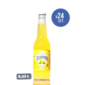 Celestynka napój gazowany o smaku cytrynowym — w szkle 0,33 l × 24