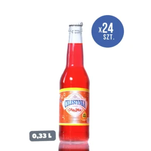 Celestynka napój gazowany o smaku oranżada — w szkle 0,33 l × 24