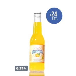 Celestynka napój gazowany o smaku pomarańczowy — w szkle 0,33 l × 24