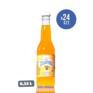 Celestynka napój gazowany o smaku wieloowocowym — w szkle 0,33 l × 24