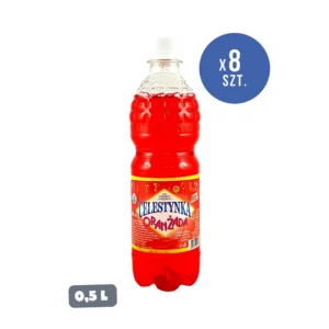Celestynka napój o smaku oranżada — PET 0,5 l × 8
