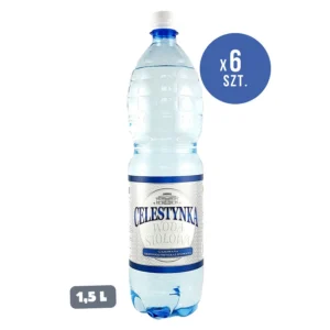 Celestynka woda stołowa gazowana — PET 1,5 l × 6