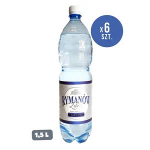 Rymanów Zdrój woda źródlana gazowana — PET 1,5 l × 6