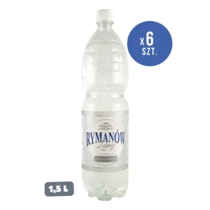 Rymanów Zdrój woda źródlana lekko gazowana — PET 1,5 l × 6