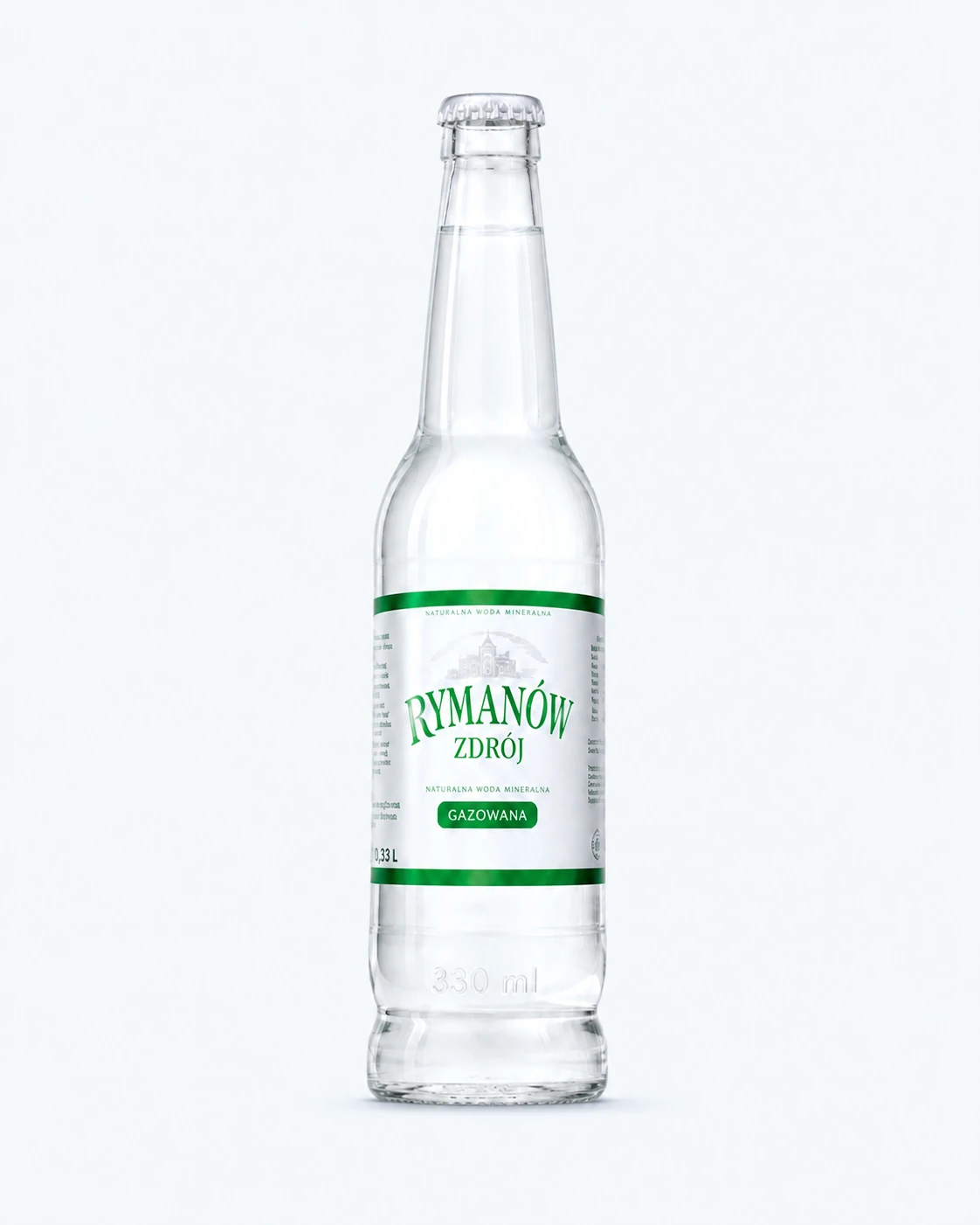Rymanów Zdrój gazowana – butelka szklana