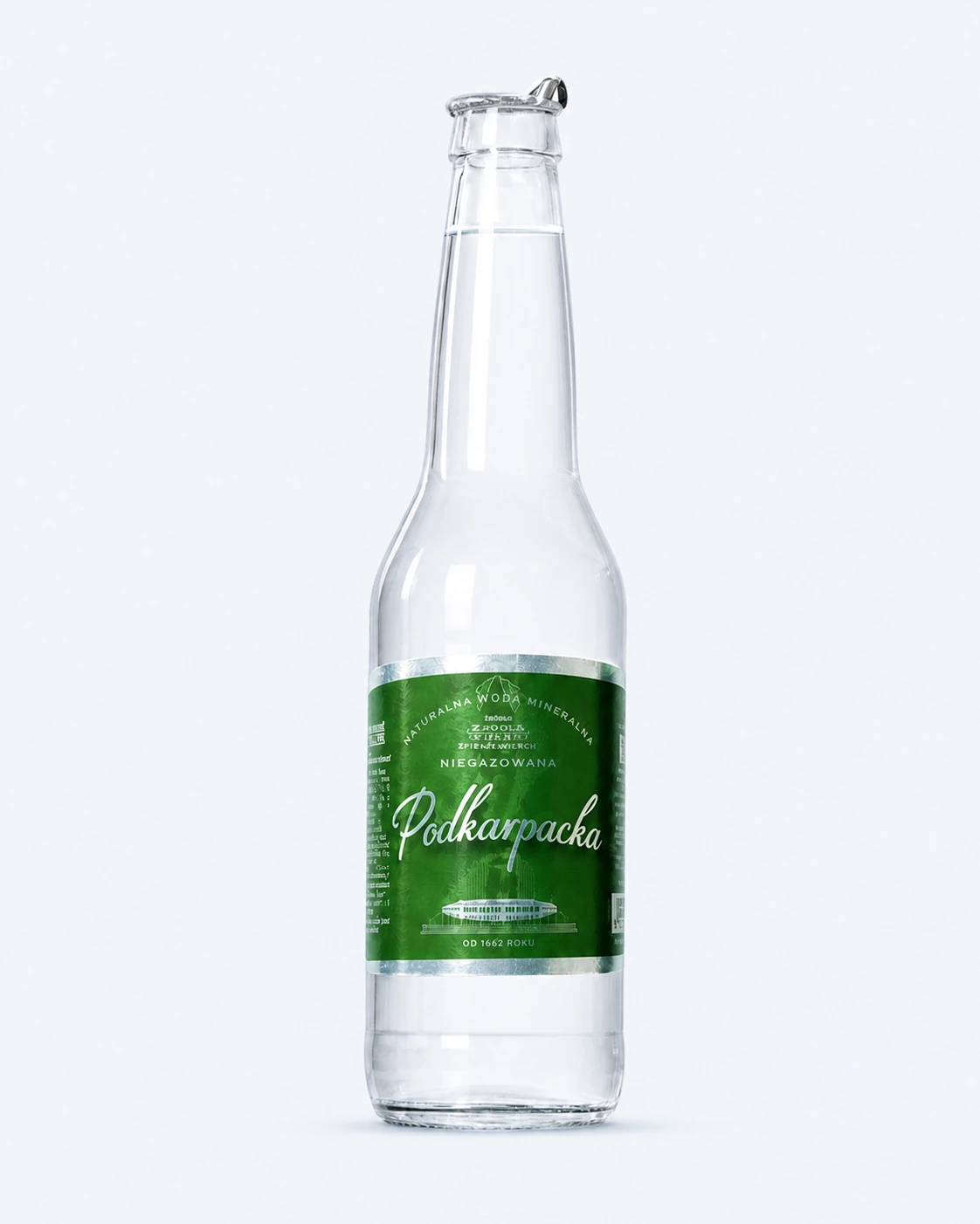 Podkarpacka niegazowana – butelka szklana