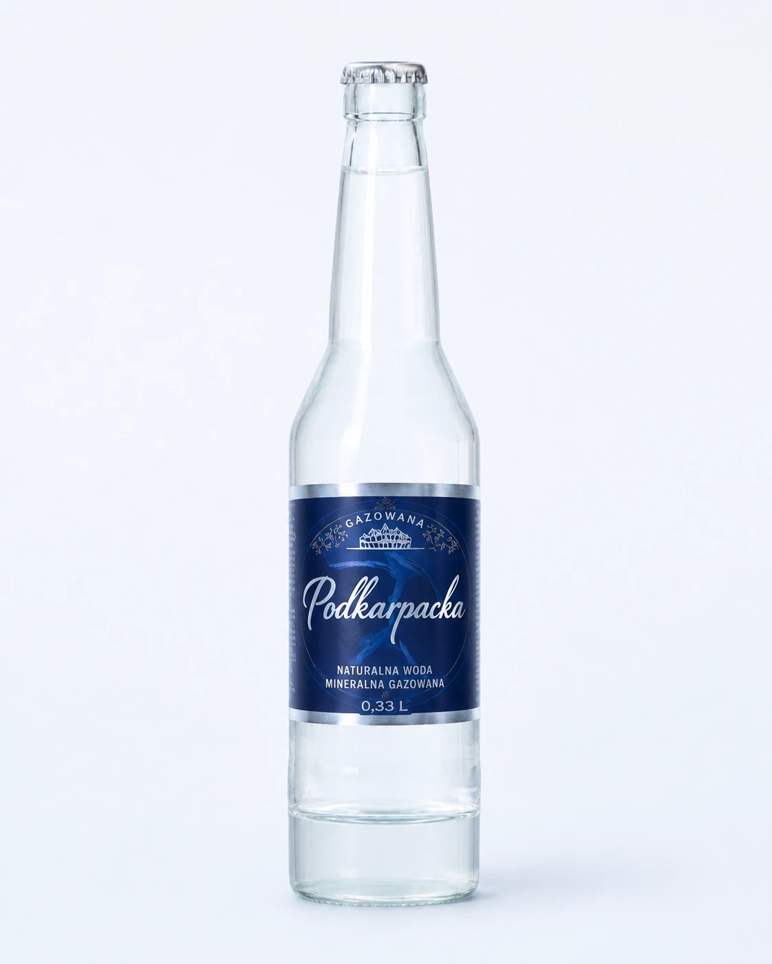 Podkarpacka gazowana – butelka szklana