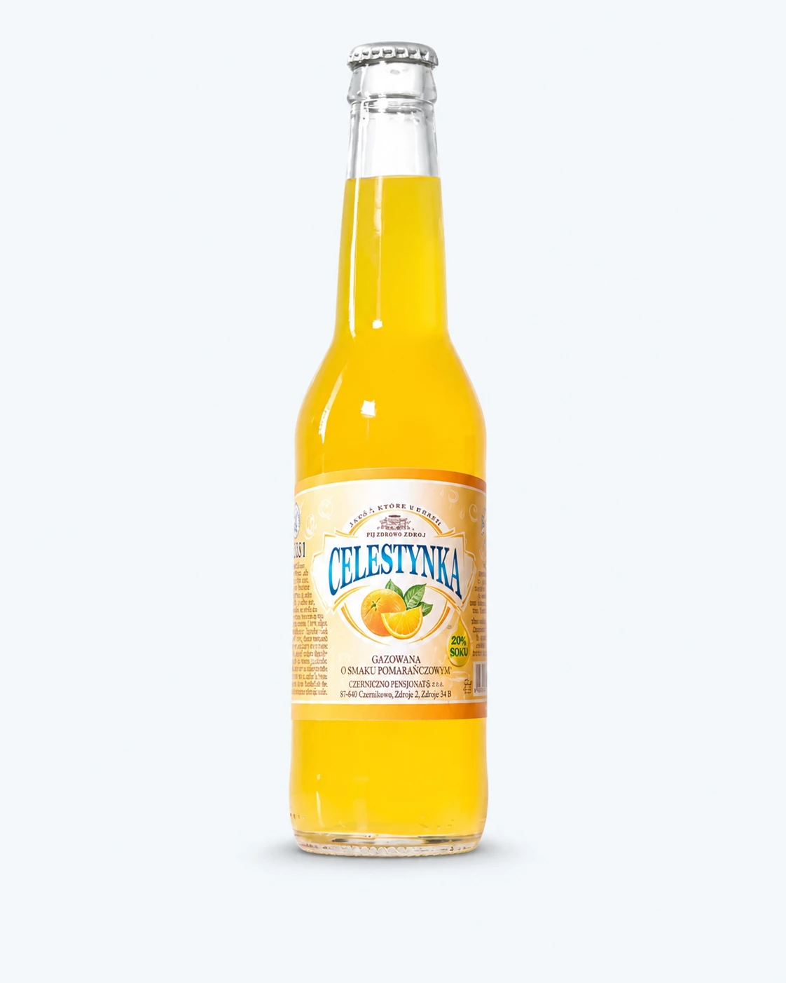 Celestynka pomarańcza – butelka szklana
