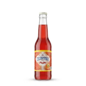 Celestynka napój gazowany o smaku oranżada – butelka szklana 0,33 l