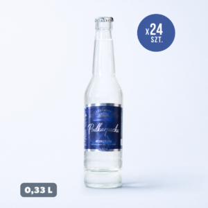 Podkarpacka sparkling mineral water in a 0.33 L returnable glass bottle, case of 24